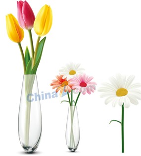 精美鲜花矢量设计素材